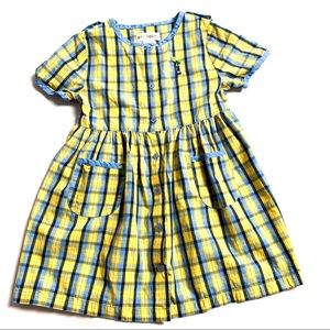 Gymboree Girls Check Dress Vintage Medium 3 to 4yr